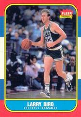 1986 Fleer Basketball #9 Larry Bird