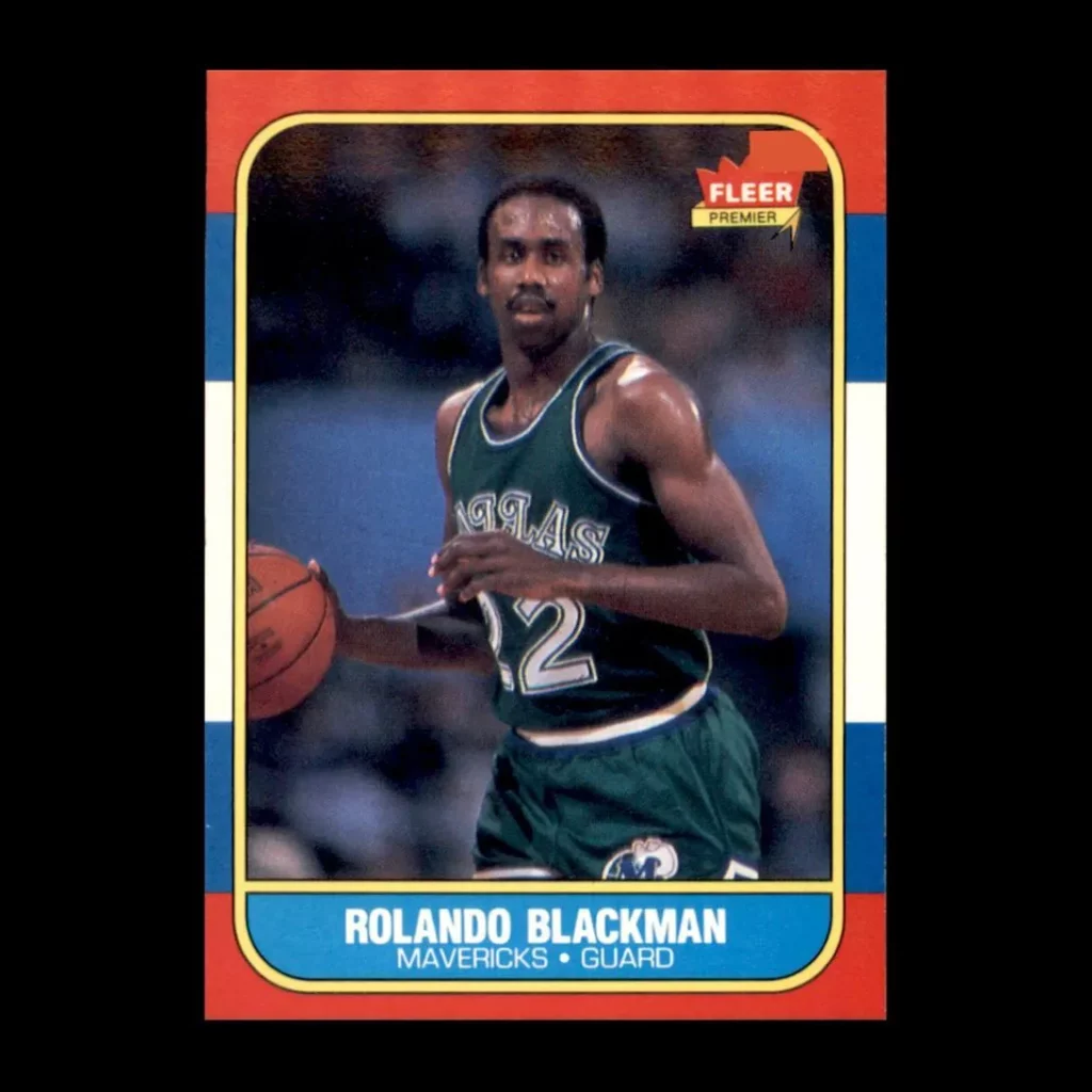 1986 Fleer Basketball #11 Ronaldo Blackman
