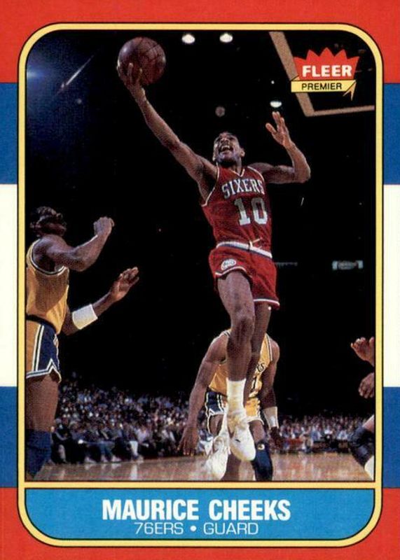 1986 fleer basketball #16 maurice cheeks