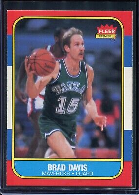1986 fleer basketball #22 brad davis