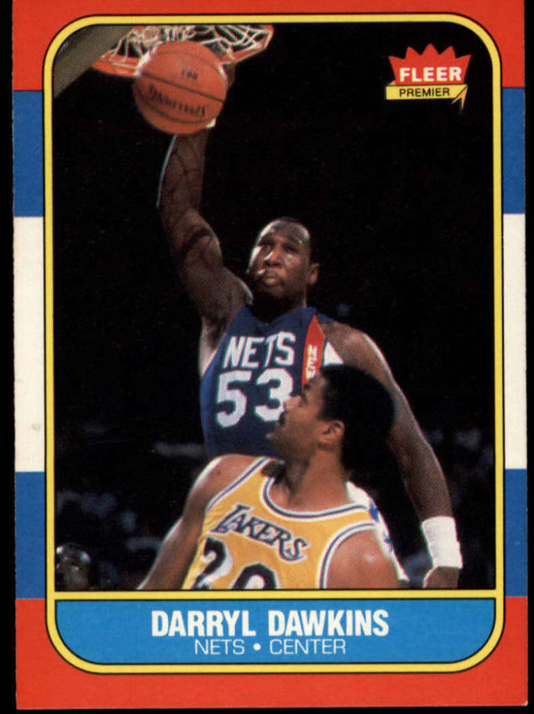 1986 fleer basketball #24 darryl dawkins