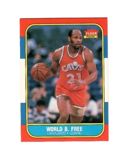 1986 Fleer Basketball #35 World B Free
