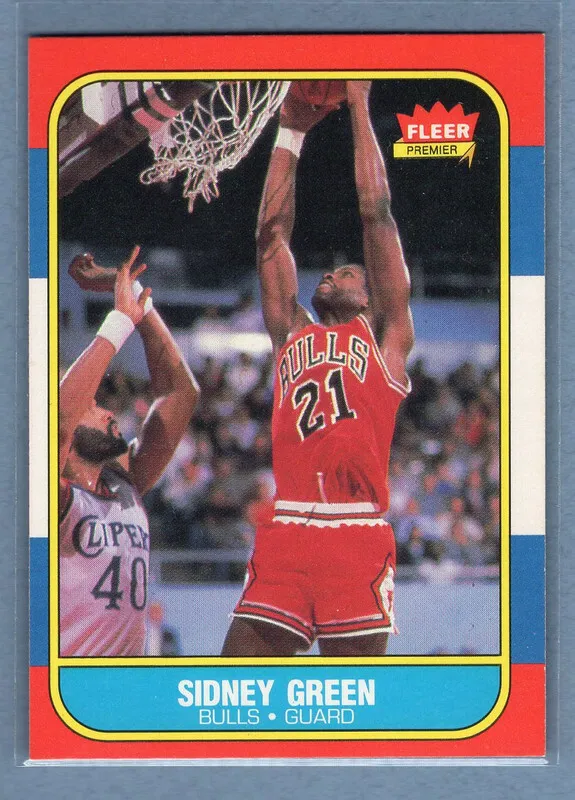 1986 Fleer Basketball #400 Sidney Green