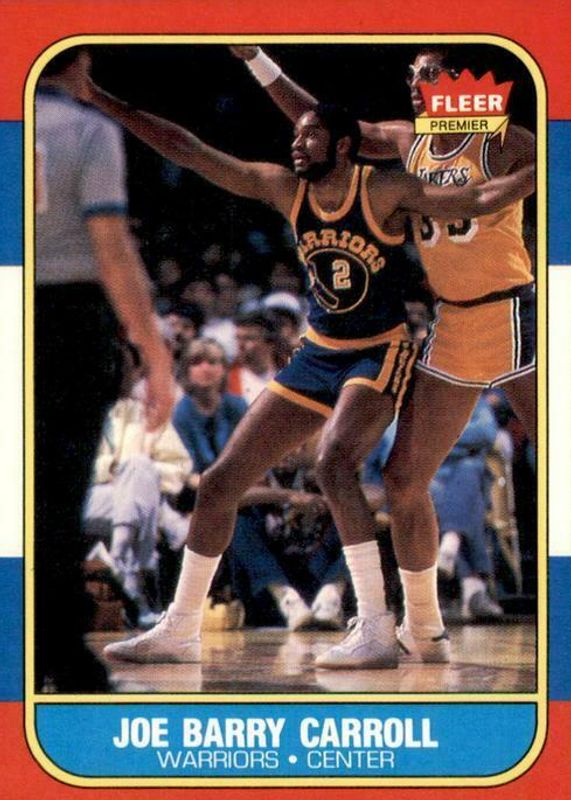 1986 Fleer Basketball #14 Joe Barry Carroll