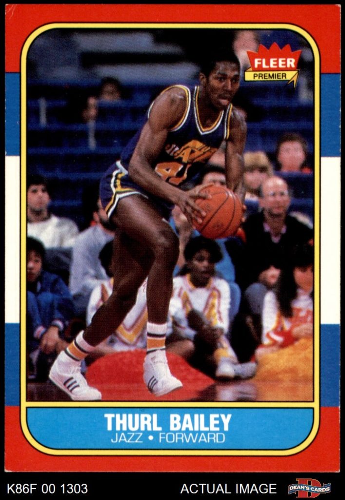 1986 Fleer Basketball #6 Thurl Bailey