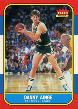1986 Fleer Basketball Danny Ainge #4 Rookie Card
